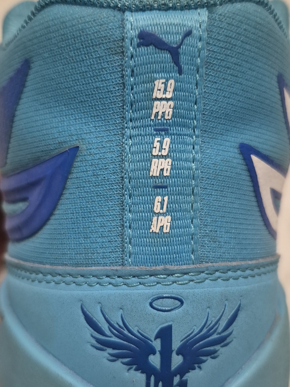 Puma Kids Teal Athletic Sneakers - Picture 5 of 6